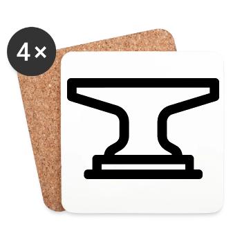 anvil - Coasters (set of 4) - white - Front