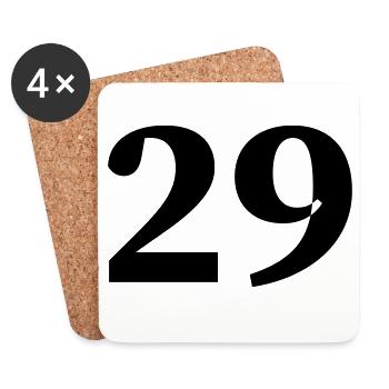29 - Untersetzer (4er-Set) - Weiß - Vorne
