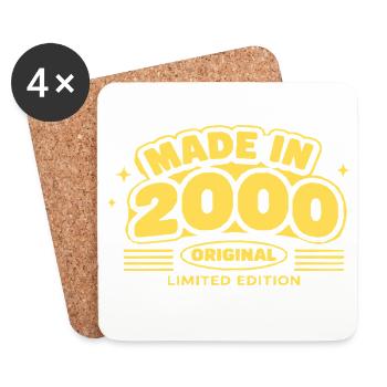 Made in 2000 Original Limited - Coasters (set of 4) - white - Front