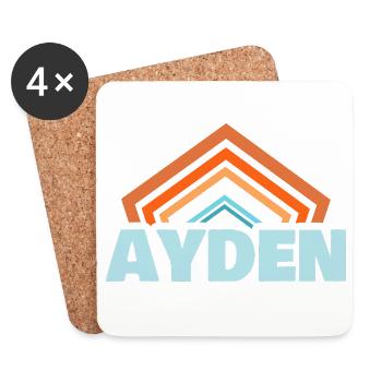 Ayden - Untersetzer (4er-Set) - Weiß - Vorne