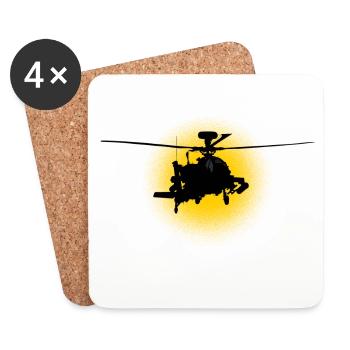 Apache - Coasters (set of 4) - white - Front