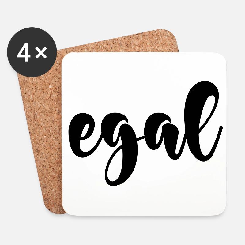 Egal - Untersetzer (4er-Set) - Weiß