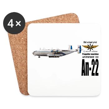 An-22 - Coasters (set of 4) - white - Front