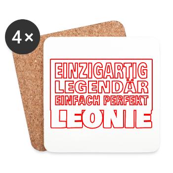Leonie - Untersetzer (4er-Set) - Weiß - Vorne