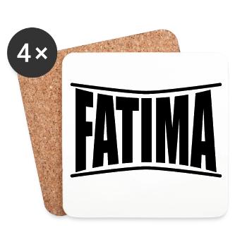 t-shirt Fatima t-shirt gift idea - Coasters (set of 4) - white - Front