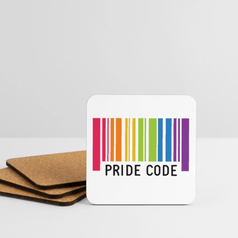 LGBT Pride Month - Pride Code Coasters (set of 4)