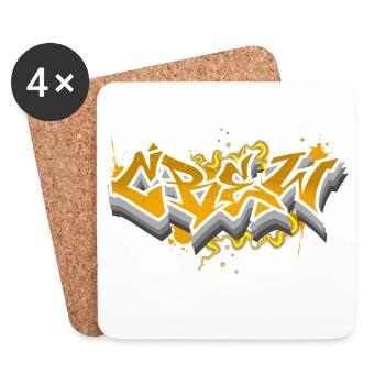 Crew - Untersetzer (4er-Set) - Weiß - Vorne