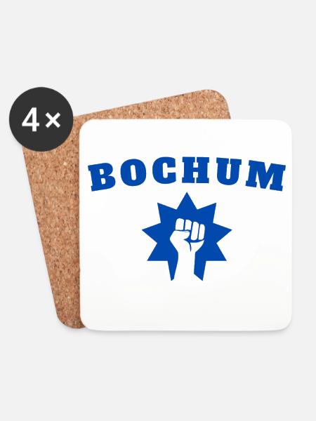 Bochum - Untersetzer (4er-Set) - Weiß