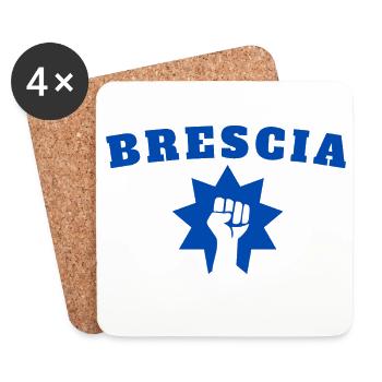 Brescia - Dessous de verre (lot de 4) - blanc - Devant
