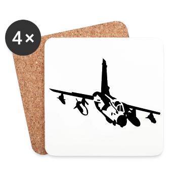 Tornado Jet - Coasters (set of 4) - white - Front