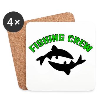 Fisch Crew - Untersetzer (4er-Set) - Weiß - Vorne