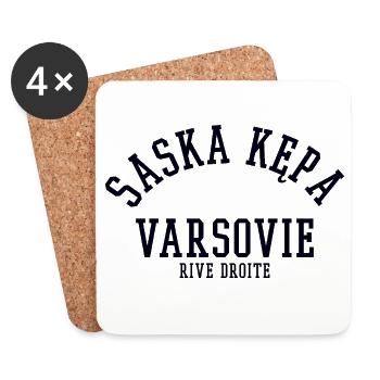 Saska Kepa Varsovie - Dessous de verre (lot de 4) - blanc - Devant