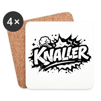 Knaller - Untersetzer (4er-Set) - Weiß - Vorne