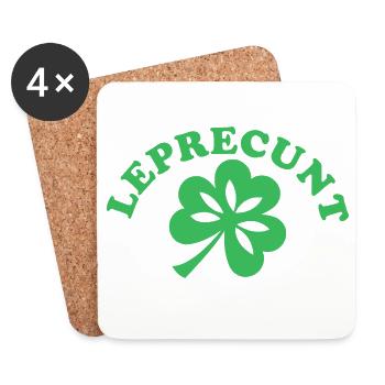 Funny Irish Sarcastic St Patricks Day  - Coasters (set of 4) - white - Front