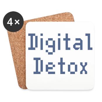 Pixel Grid Digital Toolkit - Coasters (set of 4) - white - Front