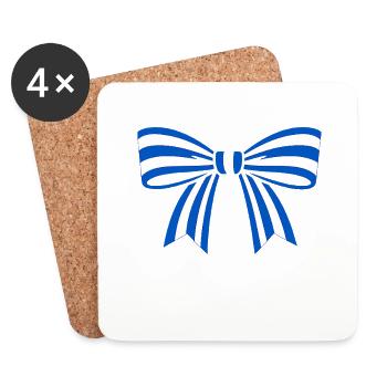 Ellada Loop - Coasters (set of 4) - white - Front