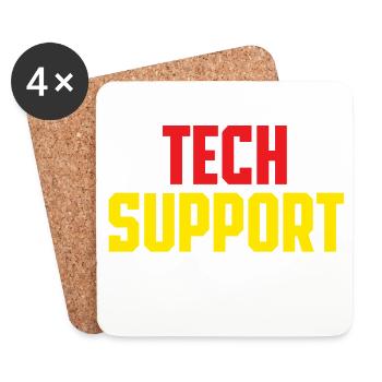 Tech Support Crew Werkzeug Reparatur Dienst - Untersetzer (4er-Set) - Weiß - Vorne