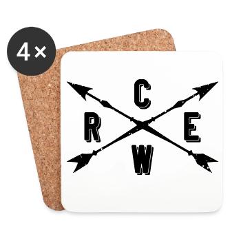 Crew Arrows - Coasters (set of 4) - white - Front