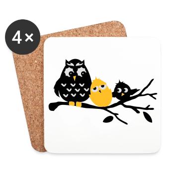 friends - Coasters (set of 4) - white - Front