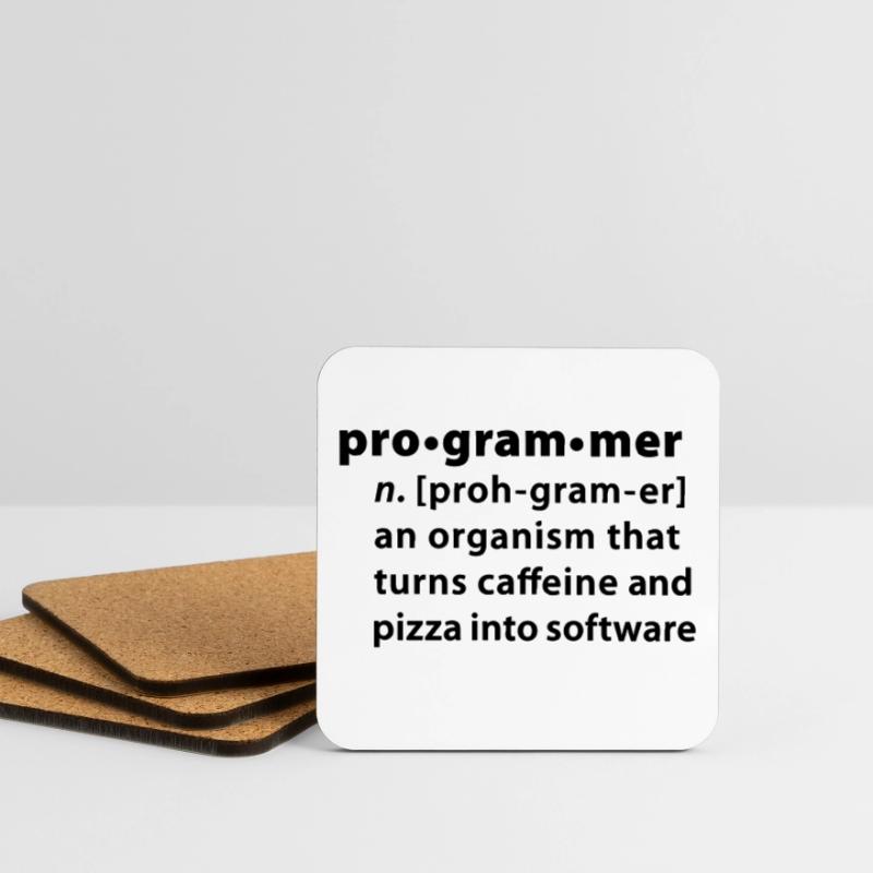 Program definition - the definition Programmer Coasters (set of 4)