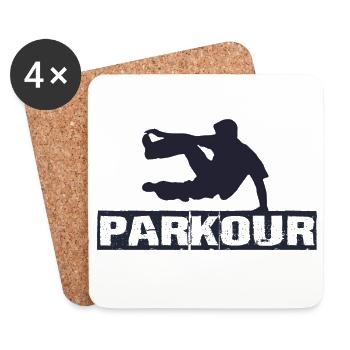 Parkour - Coasters (set of 4) - white - Front