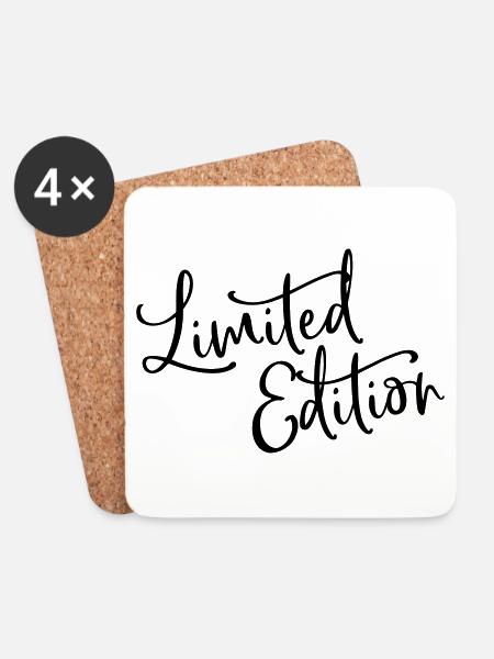 Limited Edition - Untersetzer (4er-Set) - Weiß