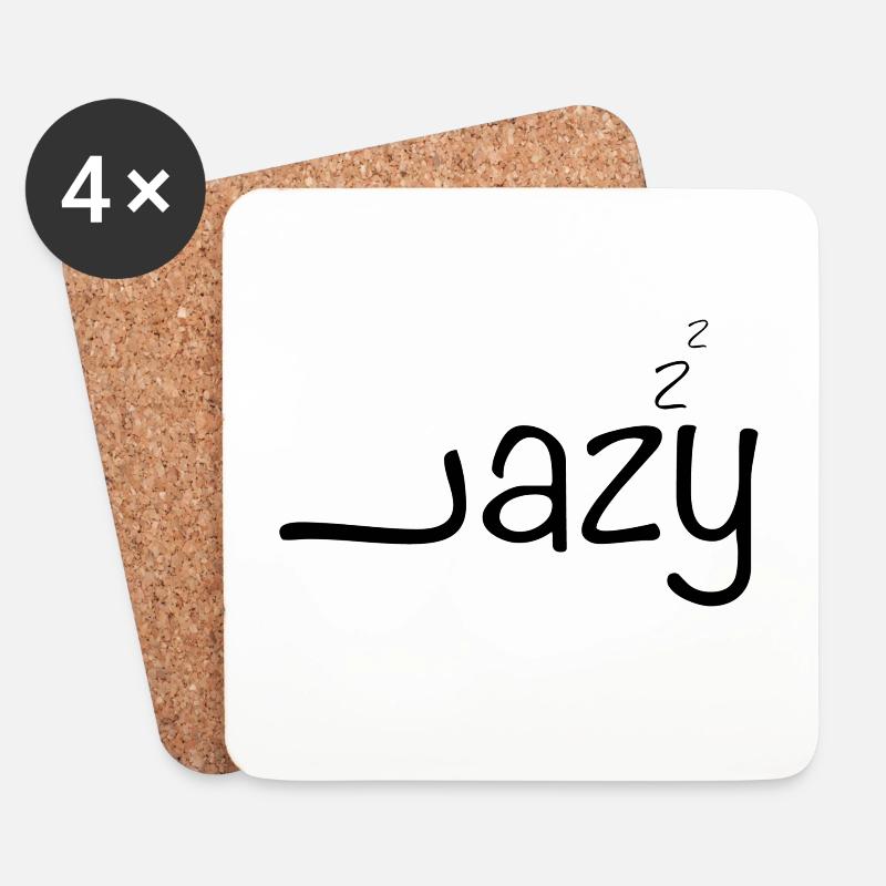 lazy - Untersetzer (4er-Set) - Weiß