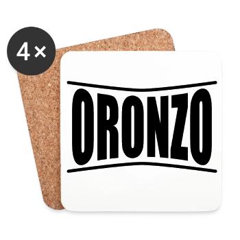 Idée cadeau t-shirt t-shirt Oronzo - Dessous de verre (lot de 4) - blanc - Devant
