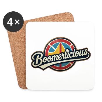 Boomerlicious - Coasters (set of 4) - white - Front