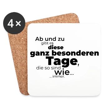 special days - Coasters (set of 4) - white - Front