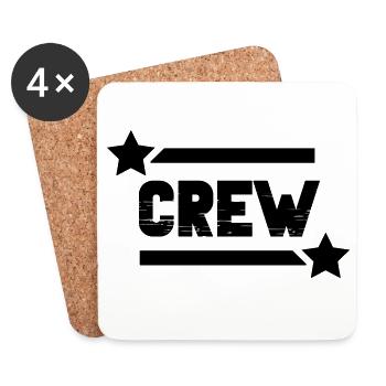 Crew - Untersetzer (4er-Set) - Weiß - Vorne