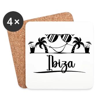 ibiza - Untersetzer (4er-Set) - Weiß - Vorne