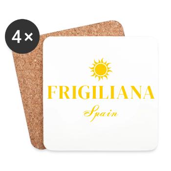 Frigiliana Sun Logo - Dessous de verre (lot de 4) - blanc - Devant