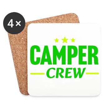 Camper Crew - Coasters (set of 4) - white - Front