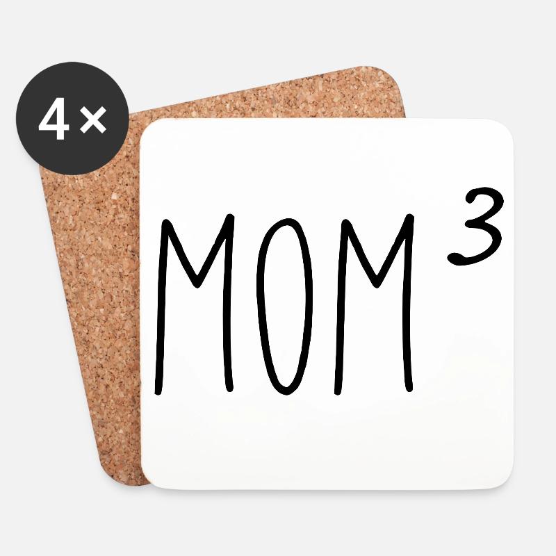 Mamas Welt - Untersetzer (4er-Set) - Weiß