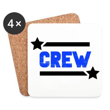 crew_-2- - Coasters (set of 4) - white - Front