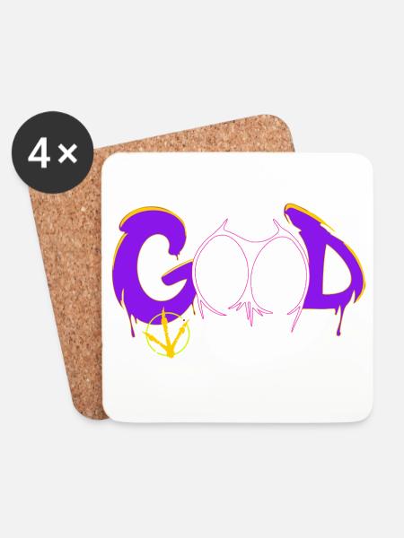 good - Untersetzer (4er-Set) - Weiß