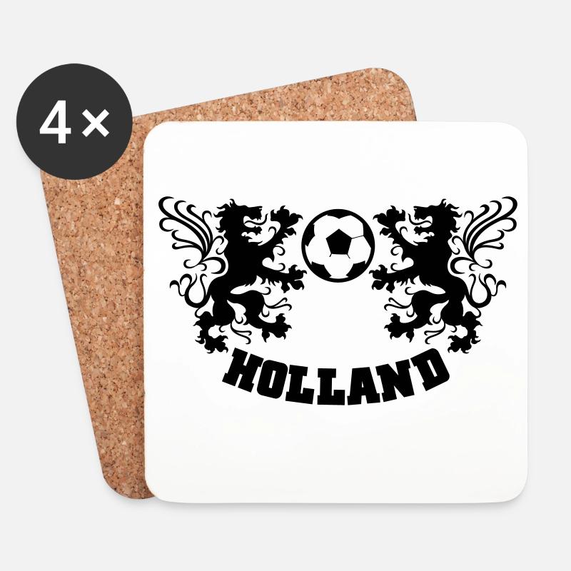 holland Niederlande - Untersetzer (4er-Set) - Weiß
