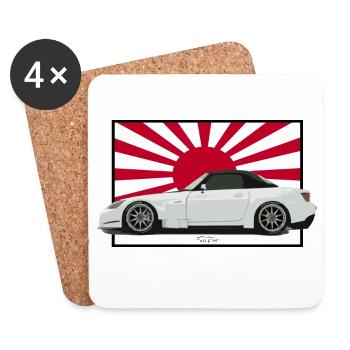 S2000 Swycar Edition - Coasters (set of 4) - white - Front