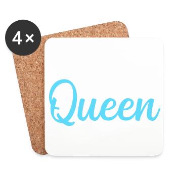 Camping Campen - Coasters (set of 4) - white - Front