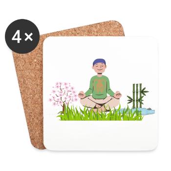 Warrior spirit - Coasters (set of 4) - white - Front