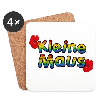 Maus - Untersetzer (4er-Set) - Weiß - Vorne