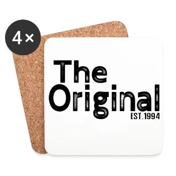 L’original est. 1994 – Conception parentale amusante - Dessous de verre (lot de 4) - blanc - Devant