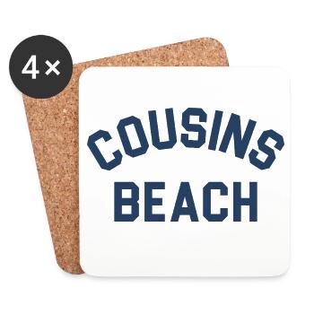 Cousins Beach - Coasters (set of 4) - white - Front