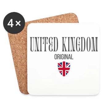 British pride, British patriot - Coasters (set of 4) - white - Front