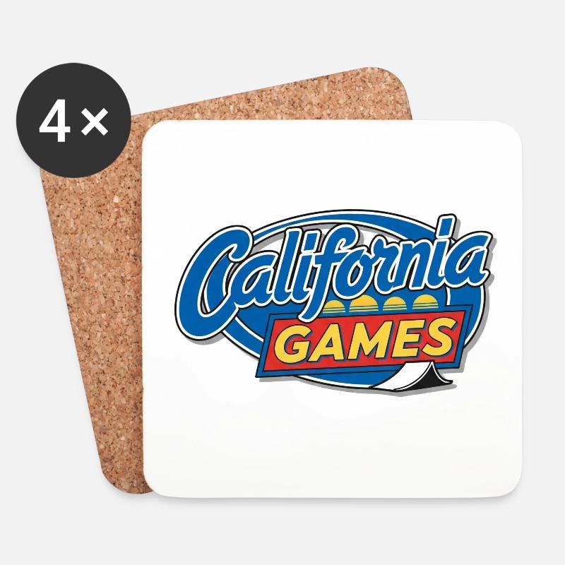 CaliGames - Untersetzer (4er-Set) - Weiß