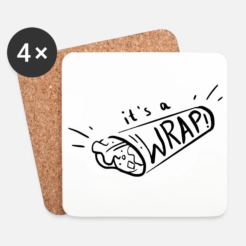 It's a wrap - Untersetzer (4er-Set) - Weiß