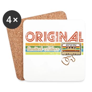 Original 1976 Limited Edition - Cassette - Coasters (set of 4) - white - Front