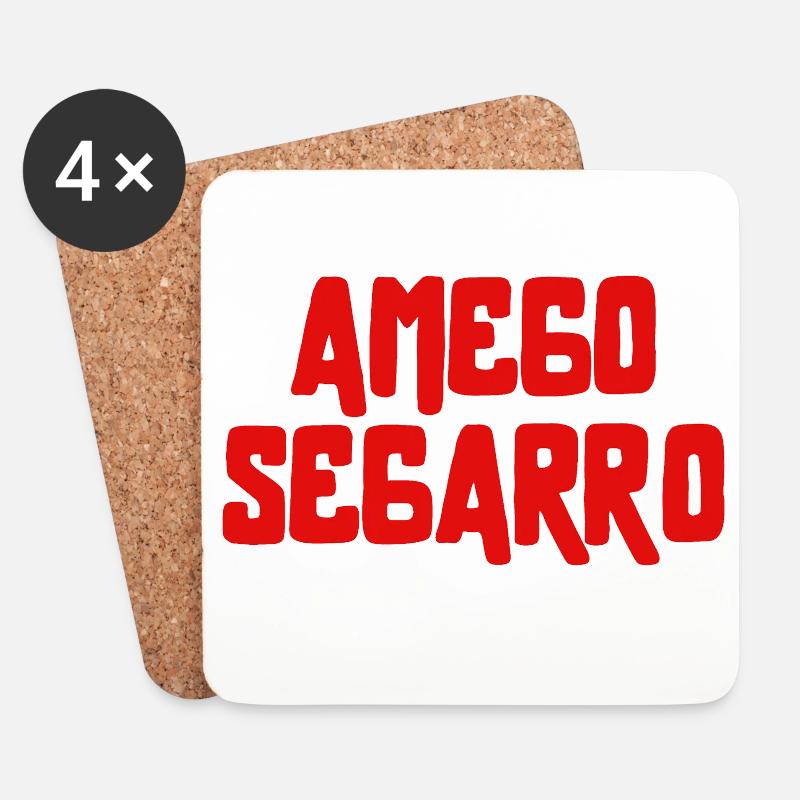 AMEGO SEGARRO - Untersetzer (4er-Set) - Weiß