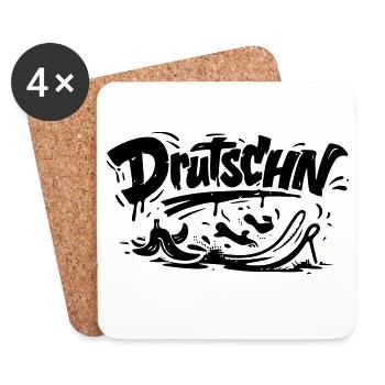 Drutschn - Untersetzer (4er-Set) - Weiß - Vorne